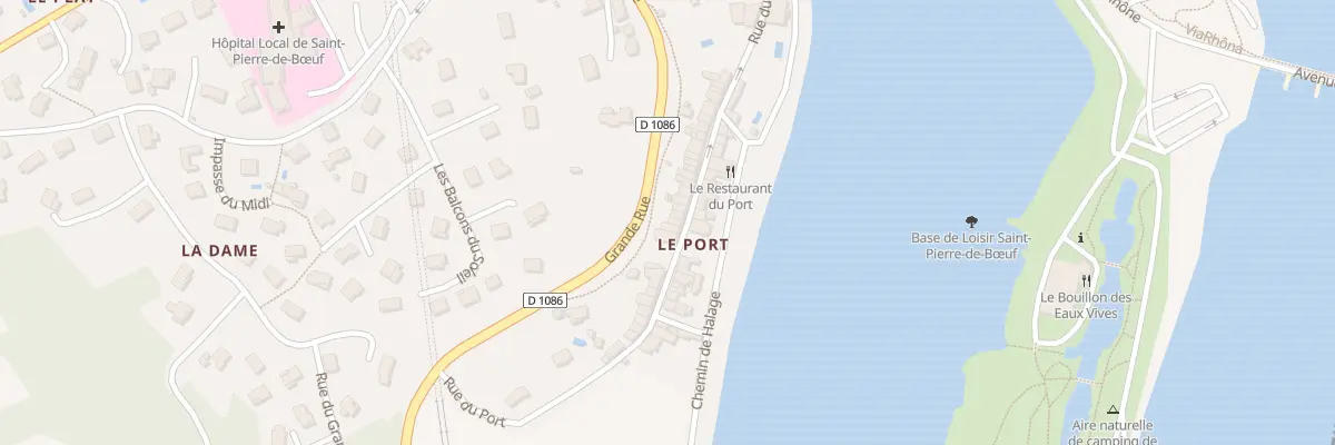 Plan du 56 Rue du Port à Saint-Pierre-de-Bœuf