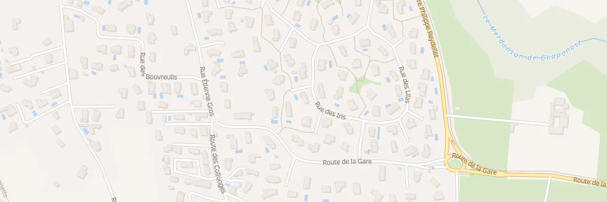 Plan du 56 Rue des Iris à Chaponost