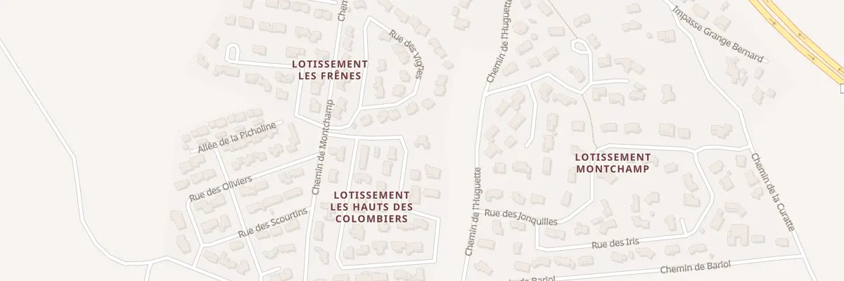 Plan du 510 Rue de la Garance à Malataverne