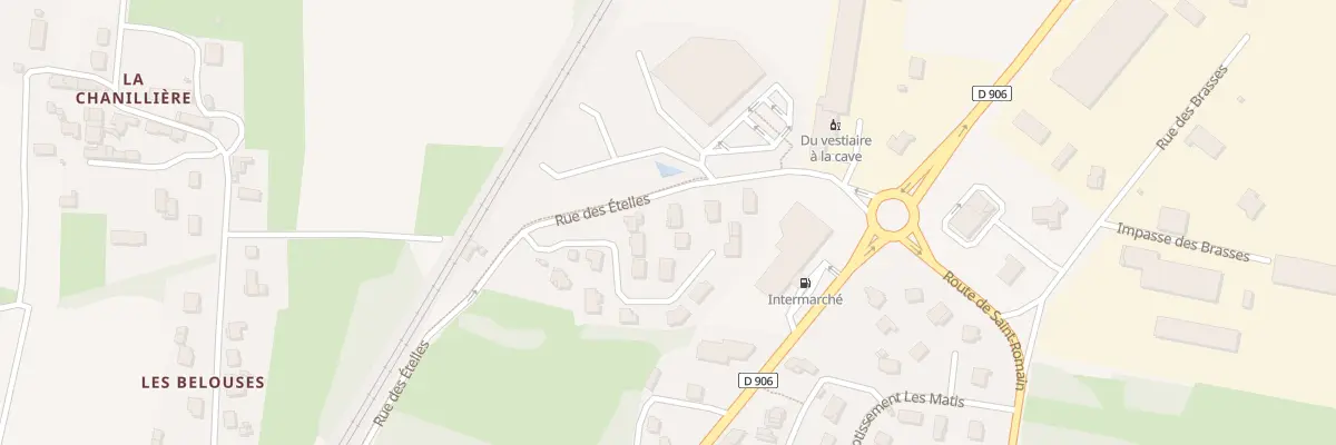 Plan du 5795 Rue des Etelles à Romanèche-Thorins