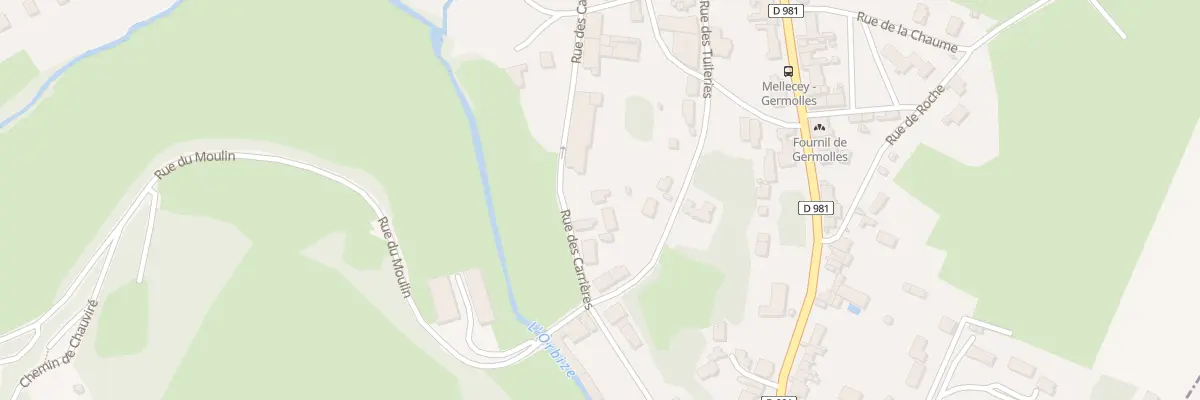 Plan du 290 Rue des Carrières à Mellecey