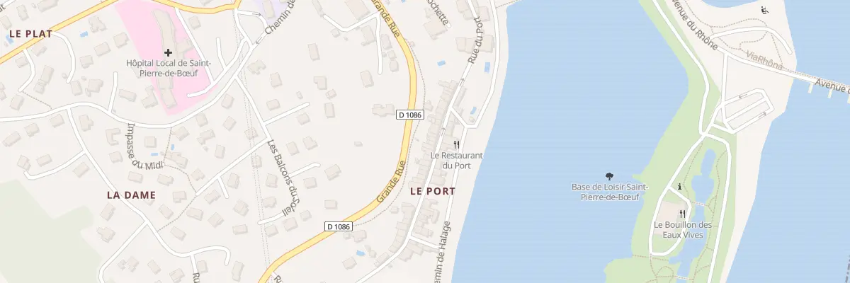 Plan du 42 Rue du Port à Saint-Pierre-de-Bœuf