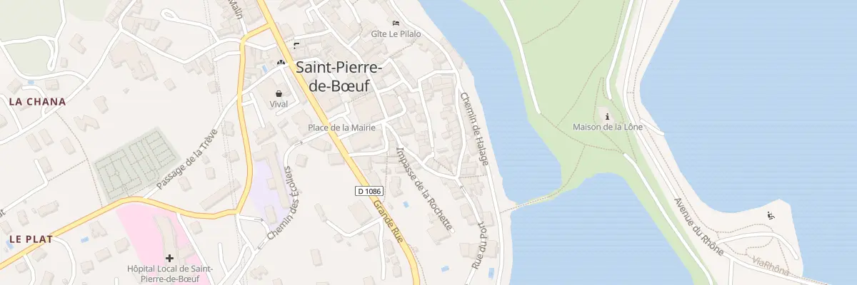 Plan du 5 Rue de la Fontache à Saint-Pierre-de-Bœuf
