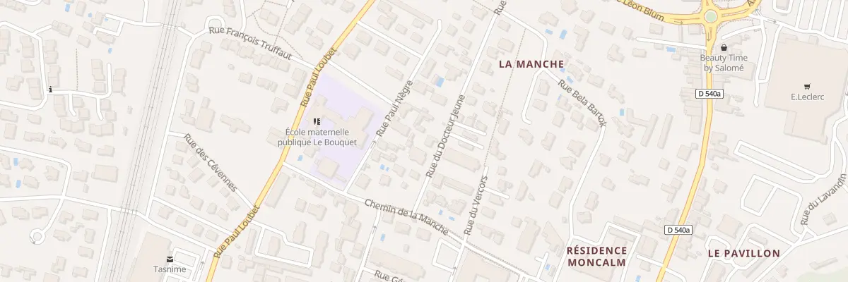 Plan du 5 Rue du Docteur Jeune à Montélimar