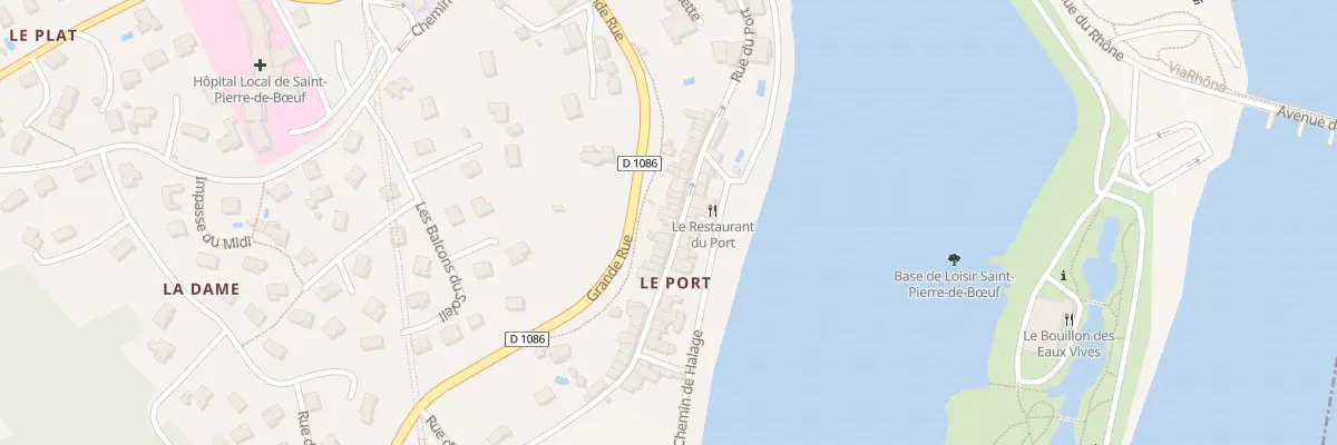 Plan du 46 Rue du Port à Saint-Pierre-de-Bœuf