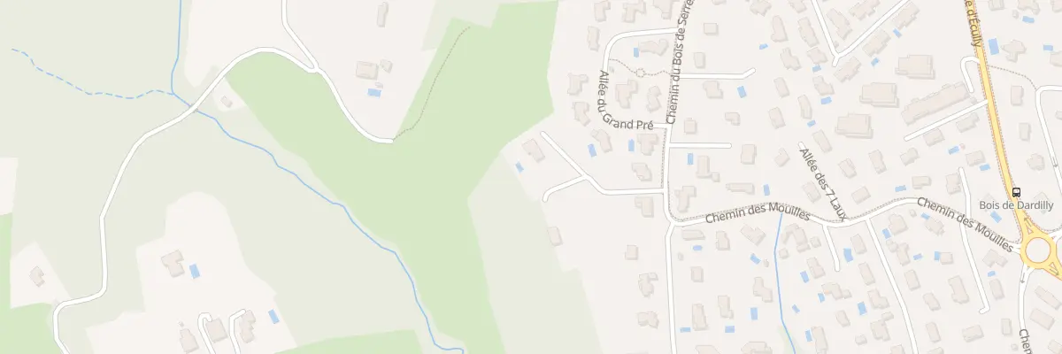 Plan du 42A Che du Bois de Serres à Dardilly