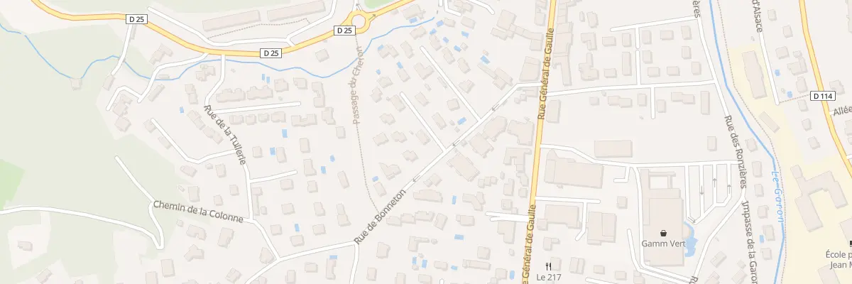 Plan du 12 Rue de Bonneton à Brignais