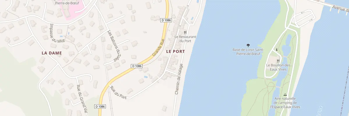 Plan du 45 Rue du Port à Saint-Pierre-de-Bœuf