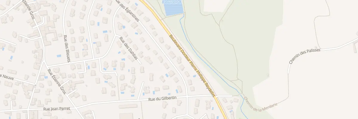 Plan du 21 Rue des Eglantines à Chaponost