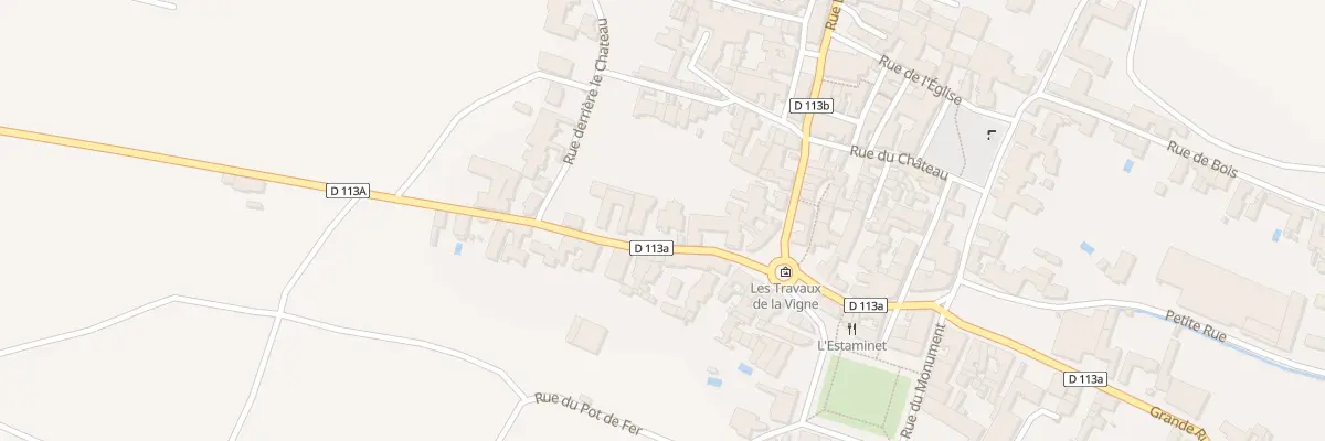 Plan du 7 Rue de Poiseul à Puligny-Montrachet