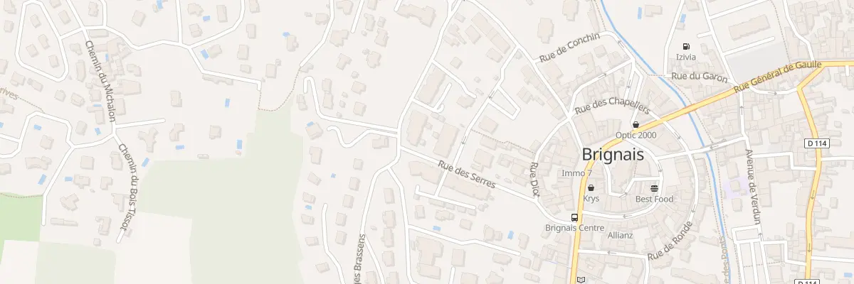 Plan du 32 Rue du Garel à Brignais