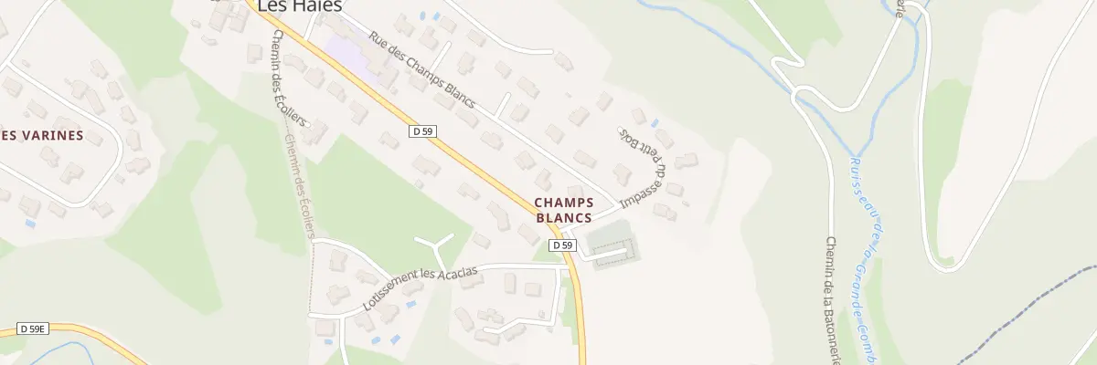 Plan du 195 Champs Blancs aux Haies
