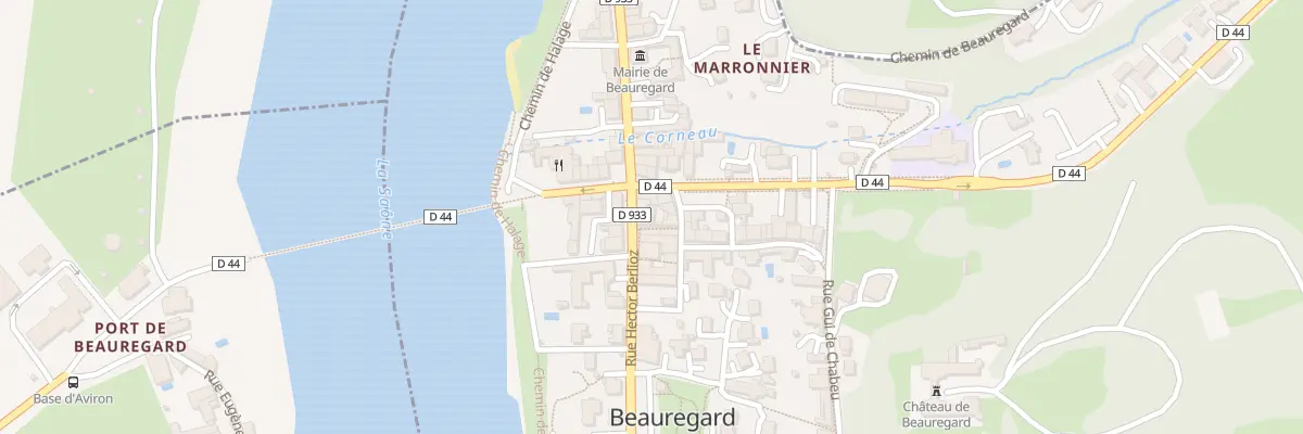 Plan du 221 Rue Hector Berlioz à Beauregard