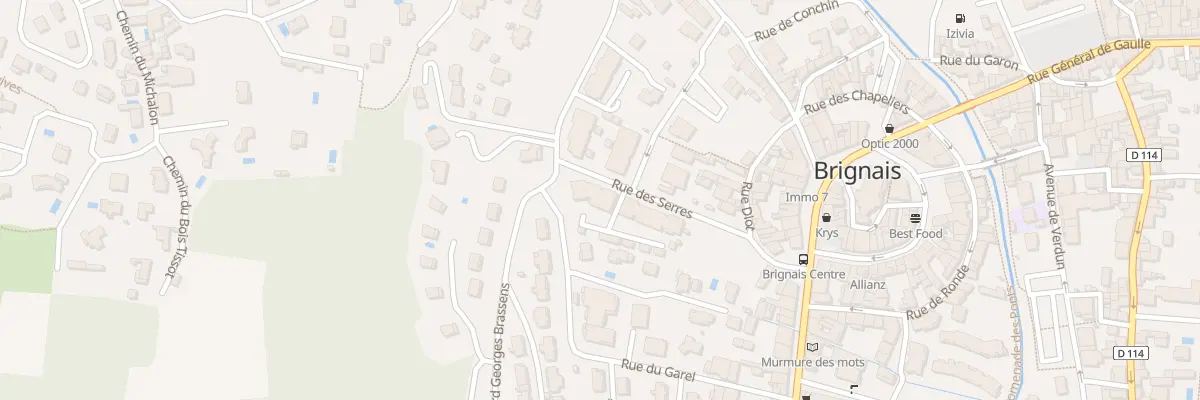 Plan du 7 Rue des Serres à Brignais