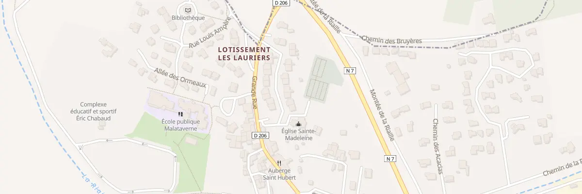 Plan du 5227 Le Village à Malataverne