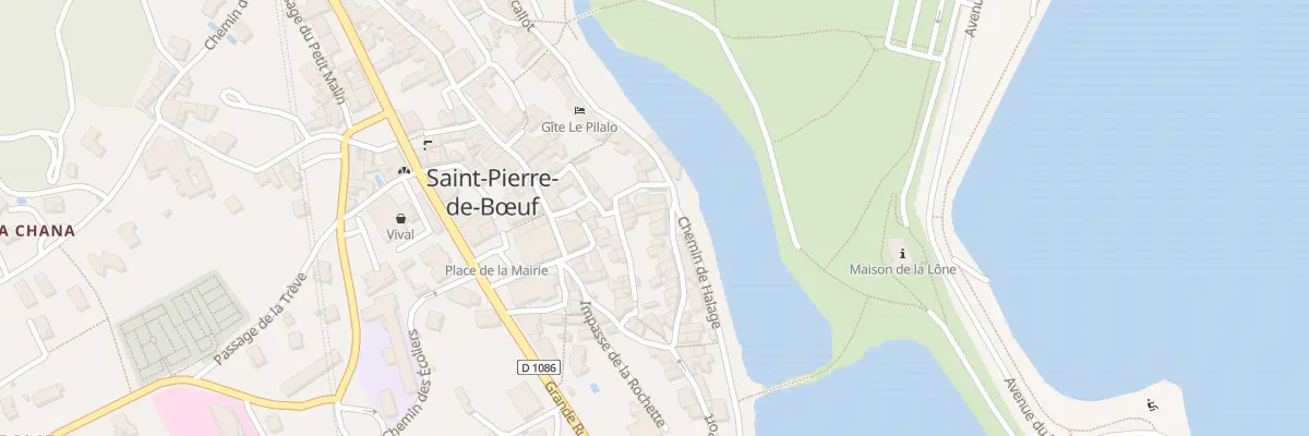 Plan du 3 Pl de la Roche à Saint-Pierre-de-Bœuf