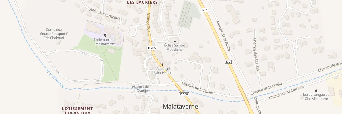 Plan du 300B Rue Grande Rue à Malataverne