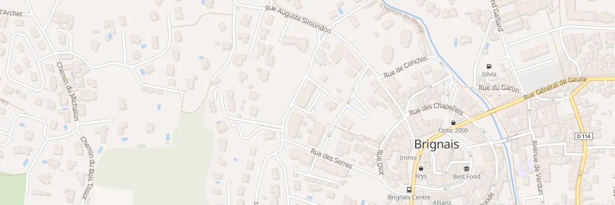 Plan du 36 Rue du Garel à Brignais