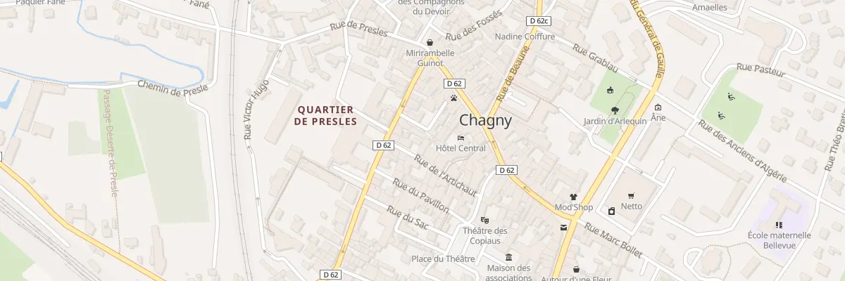 Plan du 8 Rue de l’Artichaut à Chagny