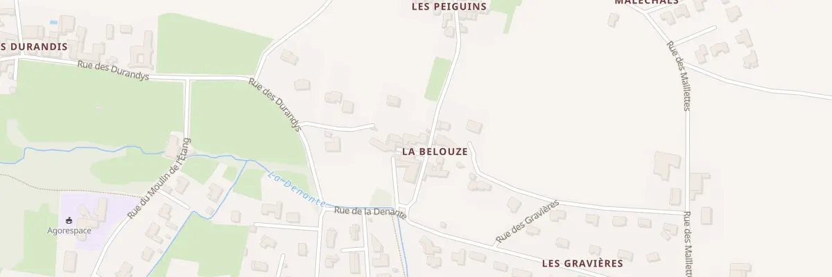 Plan du 79 Rue des Peiguins à Davayé