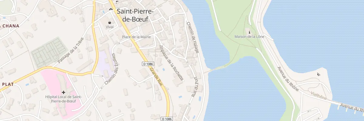 Plan du 8 Rue du Port à Saint-Pierre-de-Bœuf
