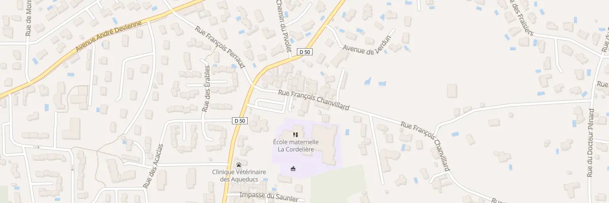 Plan du 6 Rue François Chanvillard à Chaponost