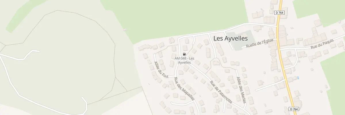 Plan du 6 Rue des Mapailles aux Ayvelles