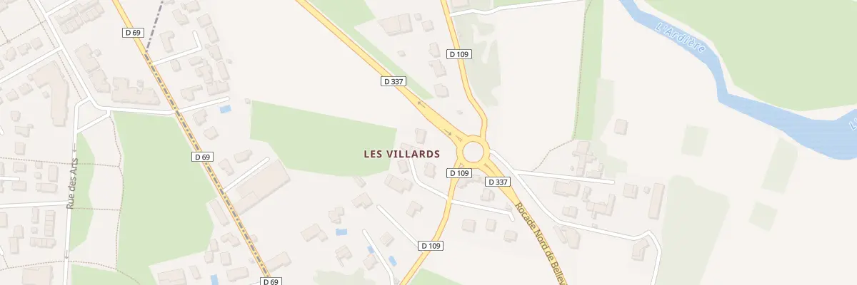 Plan du 1802 Rte de Belleville à Taponas