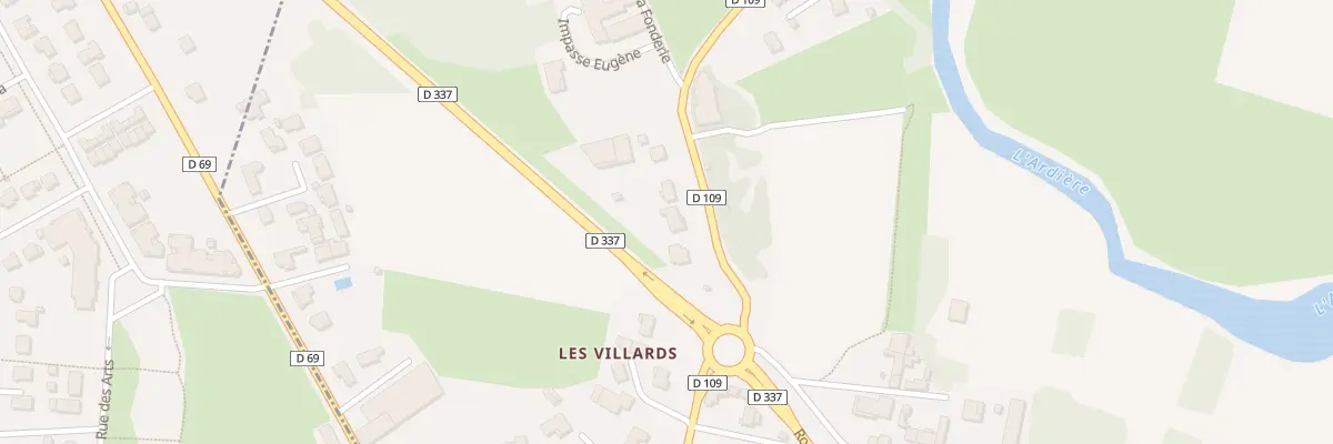 Plan du 1702 Rte de Belleville à Taponas
