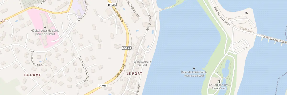 Plan du 25 Rue du Port à Saint-Pierre-de-Bœuf