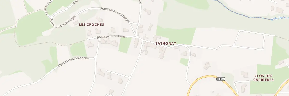 Plan du 450 Rue du Paradis à Saint-Amour-Bellevue