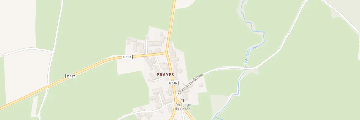 Plan du 5623F Prayes à Chissey-lès-Mâcon