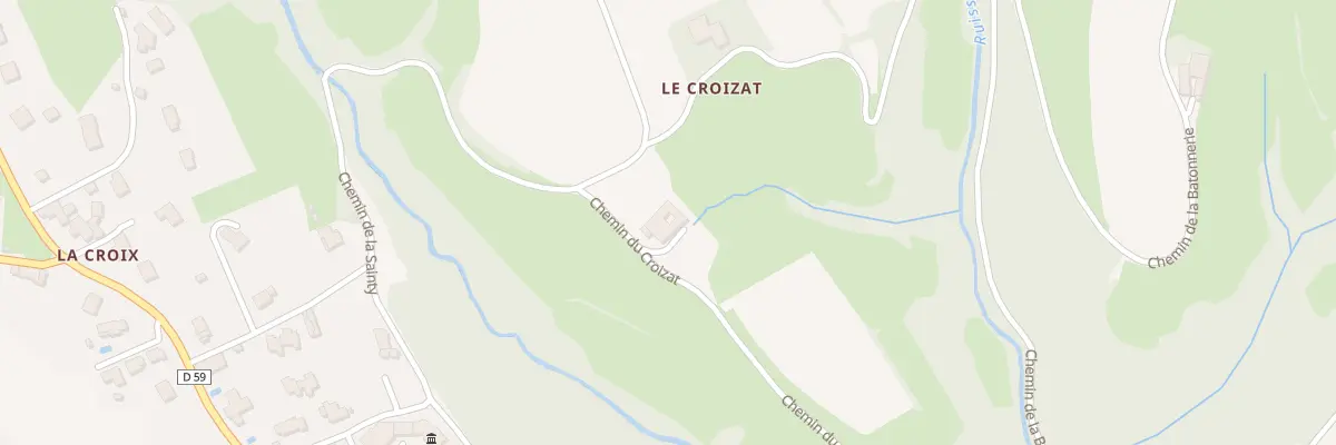 Plan du 5121 Le Croizat aux Haies