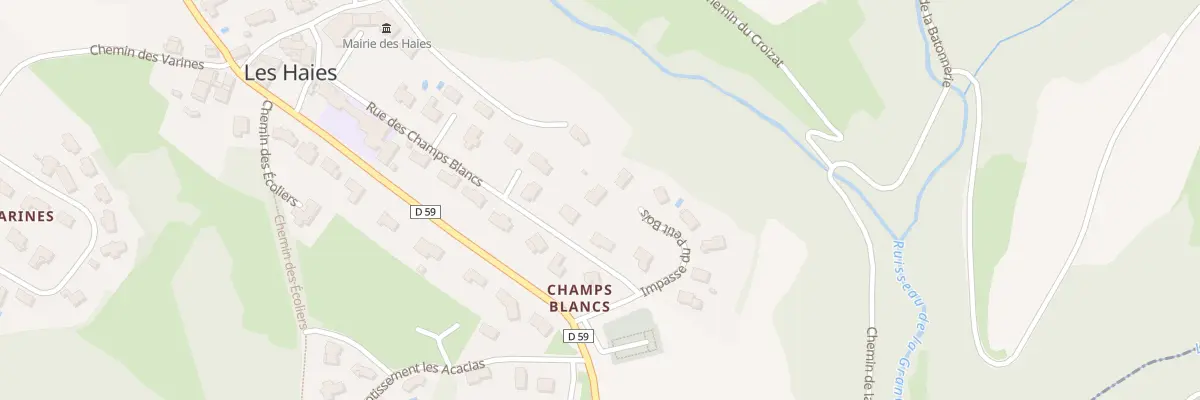 Plan du 5244 Champs Blancs aux Haies