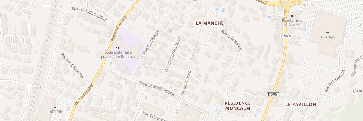 Plan du 6 Rue du Docteur Jeune à Montélimar