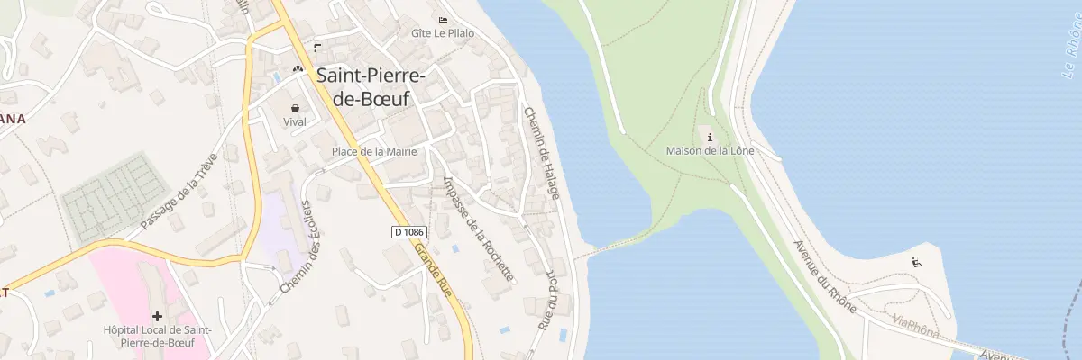 Plan du 8A Rue de la Roche à Saint-Pierre-de-Bœuf