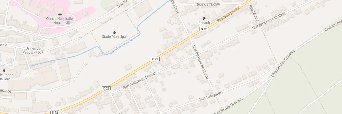 Plan du 62 Rue Jean Jaurès à Nouzonville