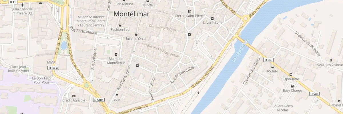 Plan du 22 Rue du Chemin Neuf à Montélimar
