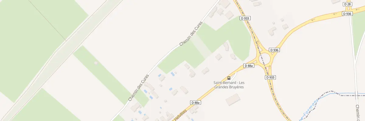 Plan du 5477 Grandes Bruyeres à Saint-Bernard