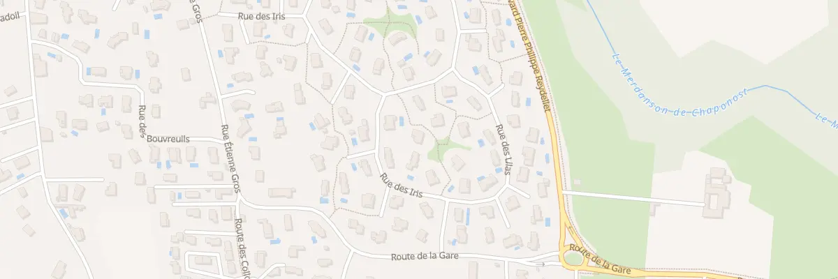 Plan du 29 Rue des Iris à Chaponost