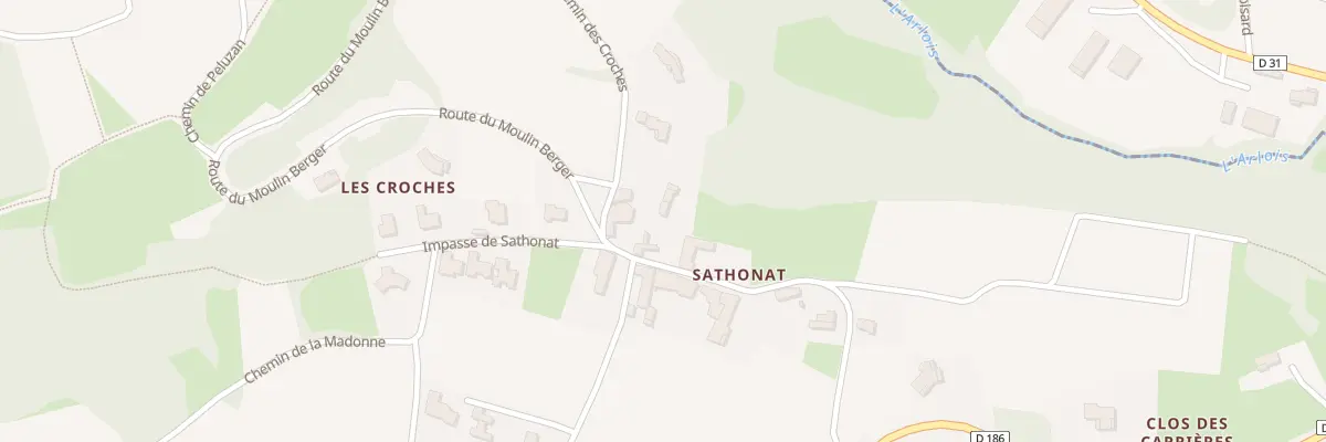 Plan du 5203 Sathonat à Saint-Amour-Bellevue