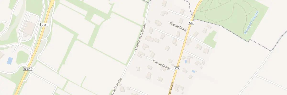 Plan du 57C Rue de Dracy à Givry