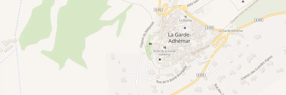Plan du 5224 Le Village à La Garde-Adhémar