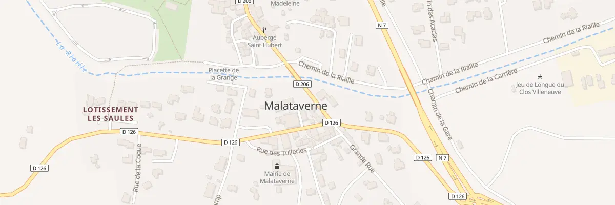 Plan du 5036 Le Village à Malataverne