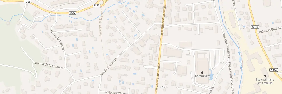 Plan du 7 Rue de Bonneton à Brignais