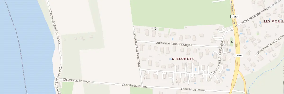 Plan du 25 Lot de Grelonges à Fareins