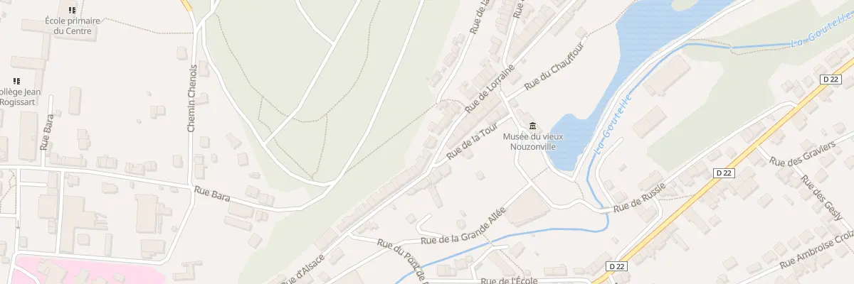 Plan du 7 Rue de Lorraine à Nouzonville