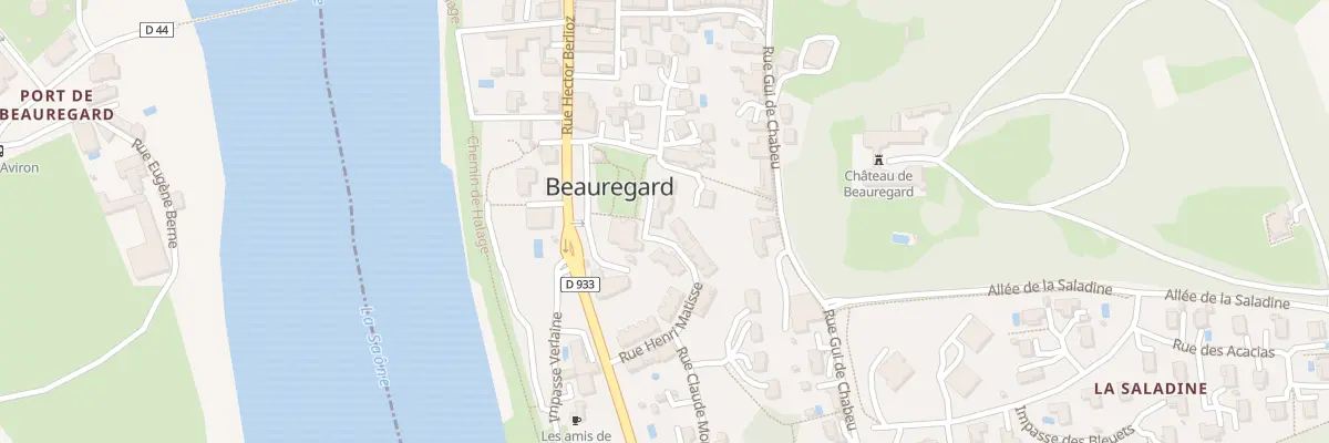 Plan du 3 Rue Henri Matisse à Beauregard
