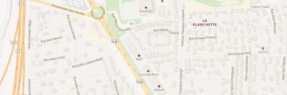 Plan du 278 Rue Nelson Mendela à Bollène