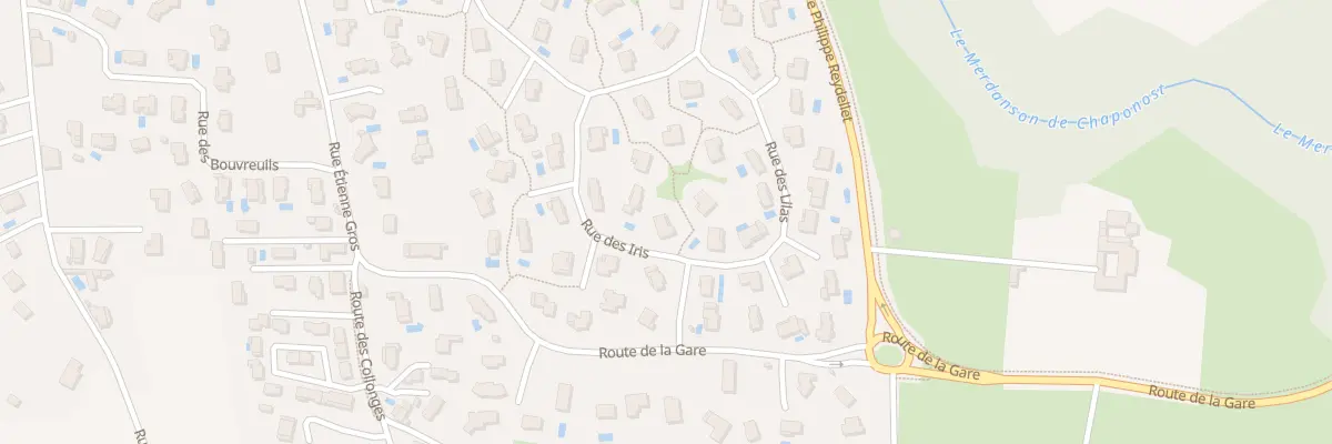 Plan du 35 Rue des Iris à Chaponost